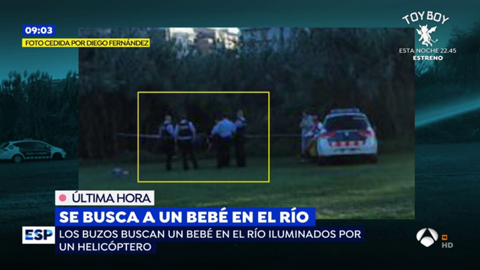 Encuentran una bolsa con ropa y restos de sangre junto al río Bèsos que podría pertenecer al bebé arrojado por su padre