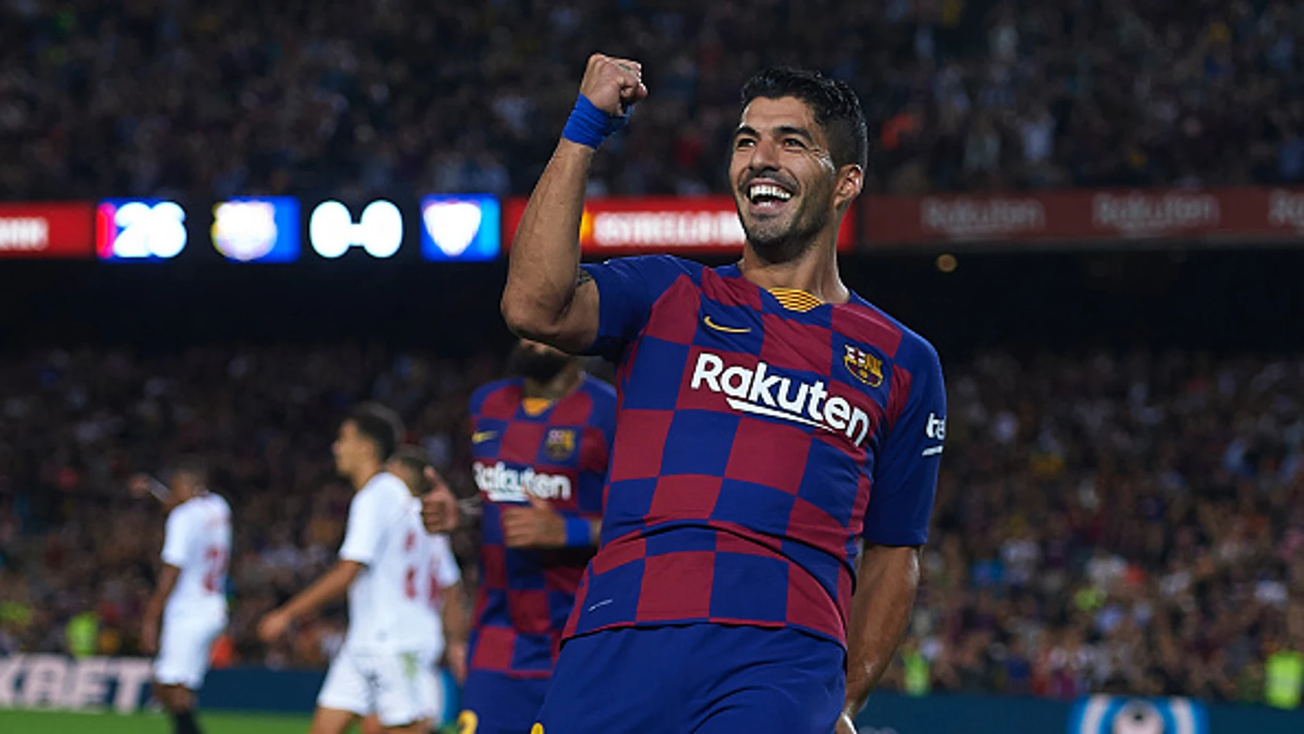 Luis Suárez, goleador ante el Sevilla Luis Suárez, goleador ante el Sevilla