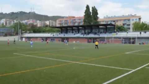 campo de fútbol Trinitat Vella accidente