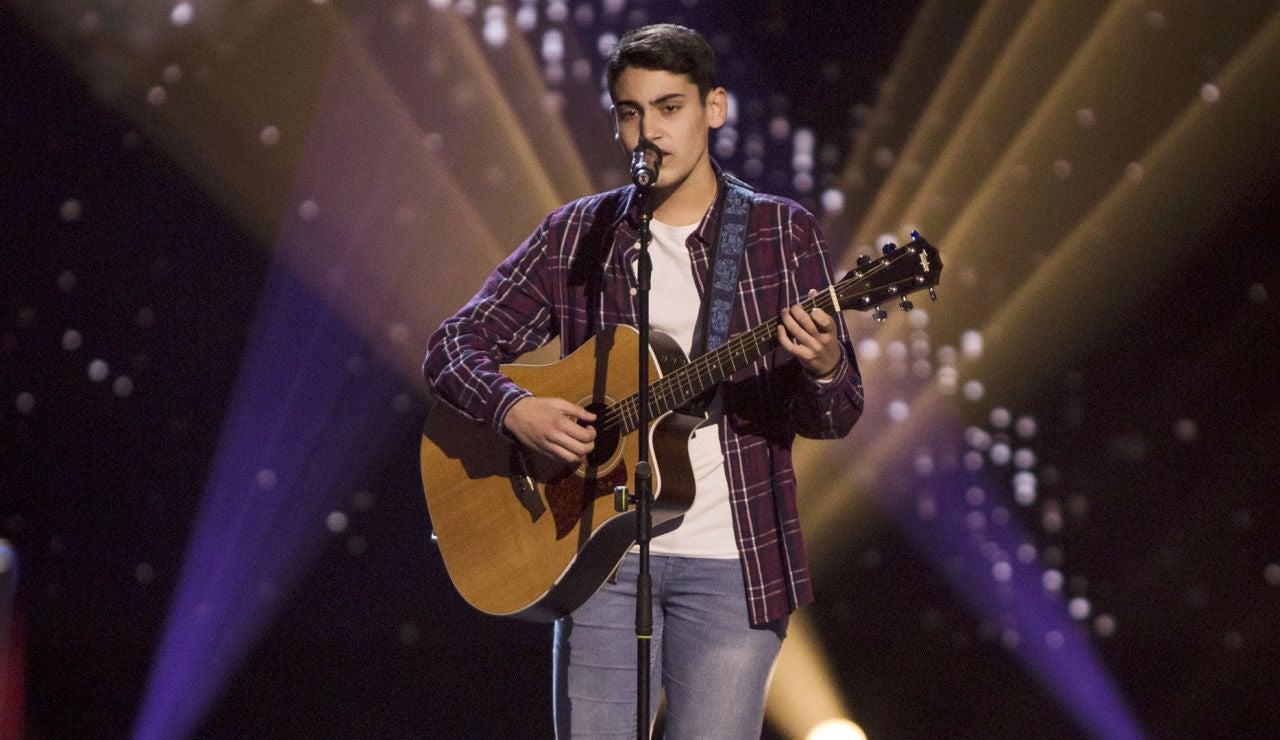 Actuaci&oacute;n Julio G&oacute;mez con &lsquo;Redemption song&rsquo; en las Audiciones a ciegas 