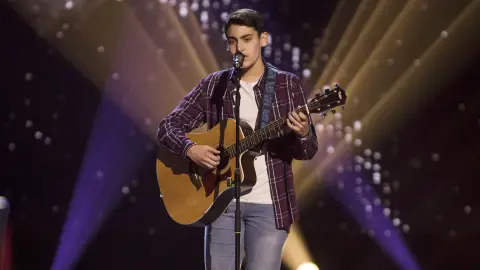 Actuación Julio Gómez con ‘Redemption song’ en las Audiciones a ciegas Actuación Julio Gómez con ‘Redemption song’ en las Audiciones a ciegas