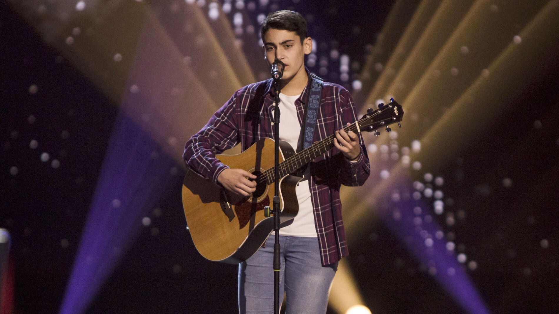 Actuación Julio Gómez con ‘Redemption song’ en las Audiciones a ciegas 