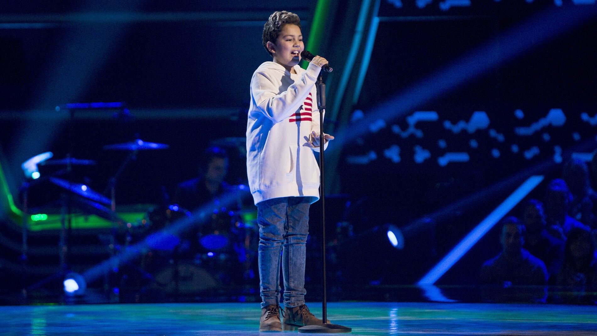 Actuación Fran López con ‘La bikina’ en las Audiciones a ciegas