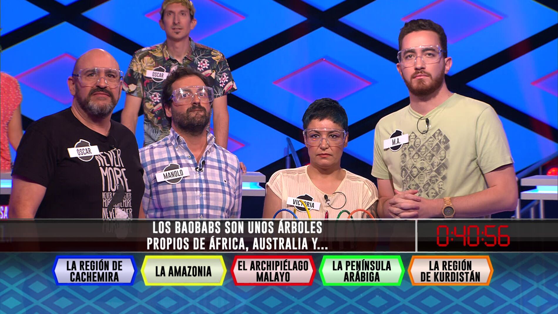 'Los dispersos' firman un magn&iacute;fico pleno en '&iexcl;Boom!' gracias a los baobabs 