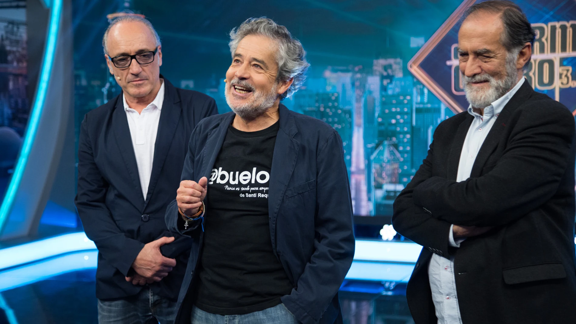 Disfruta de la entrevista completa de Carlos Iglesias, Roberto Álvarez y Ramón Barea en 'El Hormiguero 3.0'