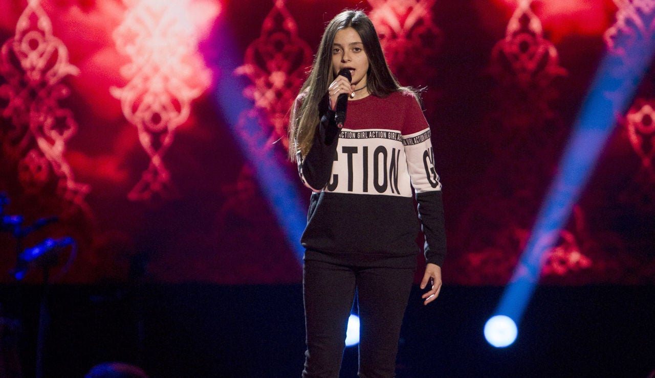 Elena Aguallo canta &lsquo;Warrior&rsquo; en las Audiciones a ciegas de &lsquo;La Voz Kids&rsquo;