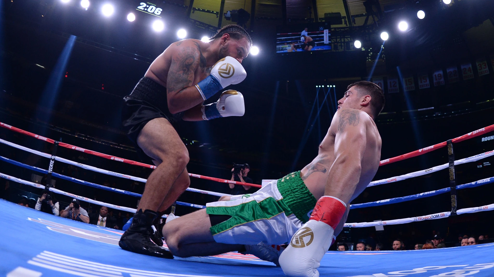 El momento de la terrible lesión de Ward El momento de la terrible lesión de Ward