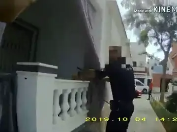 Persecución de película a un ladrón en Punta Umbría Persecución de película a un ladrón en Punta Umbría