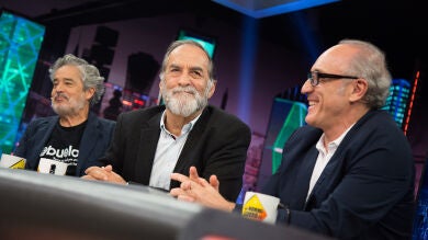 La visita de Carlos Iglesias, Roberto Álvarez y Ramón Barea a 'El Hormiguero 3.0', en tres grandes momentos