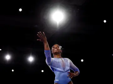 Simone Biles, en Stuttgart Simone Biles, en Stuttgart