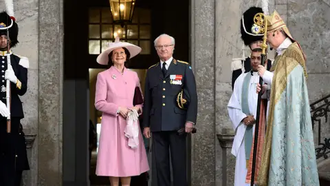 Los reyes de Suecia Silvia y Carlos XVI Gustavo Los reyes de Suecia Silvia y Carlos XVI Gustavo