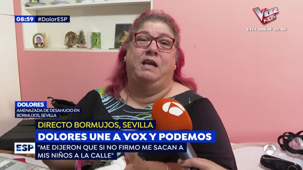 Una mujer enferma al borde del desahucio en Bormujos logra unir a Vox y  Podemos