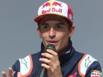 REEMPLAZO Primera rueda de prensa de Márquez tras volver a España después de ganar MotoGP