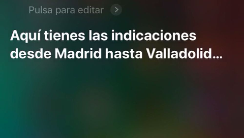 Siri, el asistente de voz de Apple, no ubica correctamente la ciudad de León y la confunde por Valladolid al preguntar por indicaciones desde varios puntos de España.