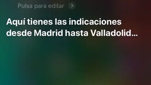 Siri, el asistente de voz de Apple, no ubica correctamente la ciudad de León y la confunde por Valladolid al preguntar por indicaciones desde varios puntos de España. Siri, el asistente de voz de Apple, no ubica correctamente la ciudad de León y la confunde por Valladolid al preguntar por indicaciones desde varios puntos de España.