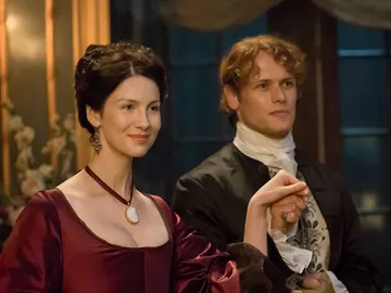 Claire y Jamie en 'Outlander' Claire y Jamie en 'Outlander'