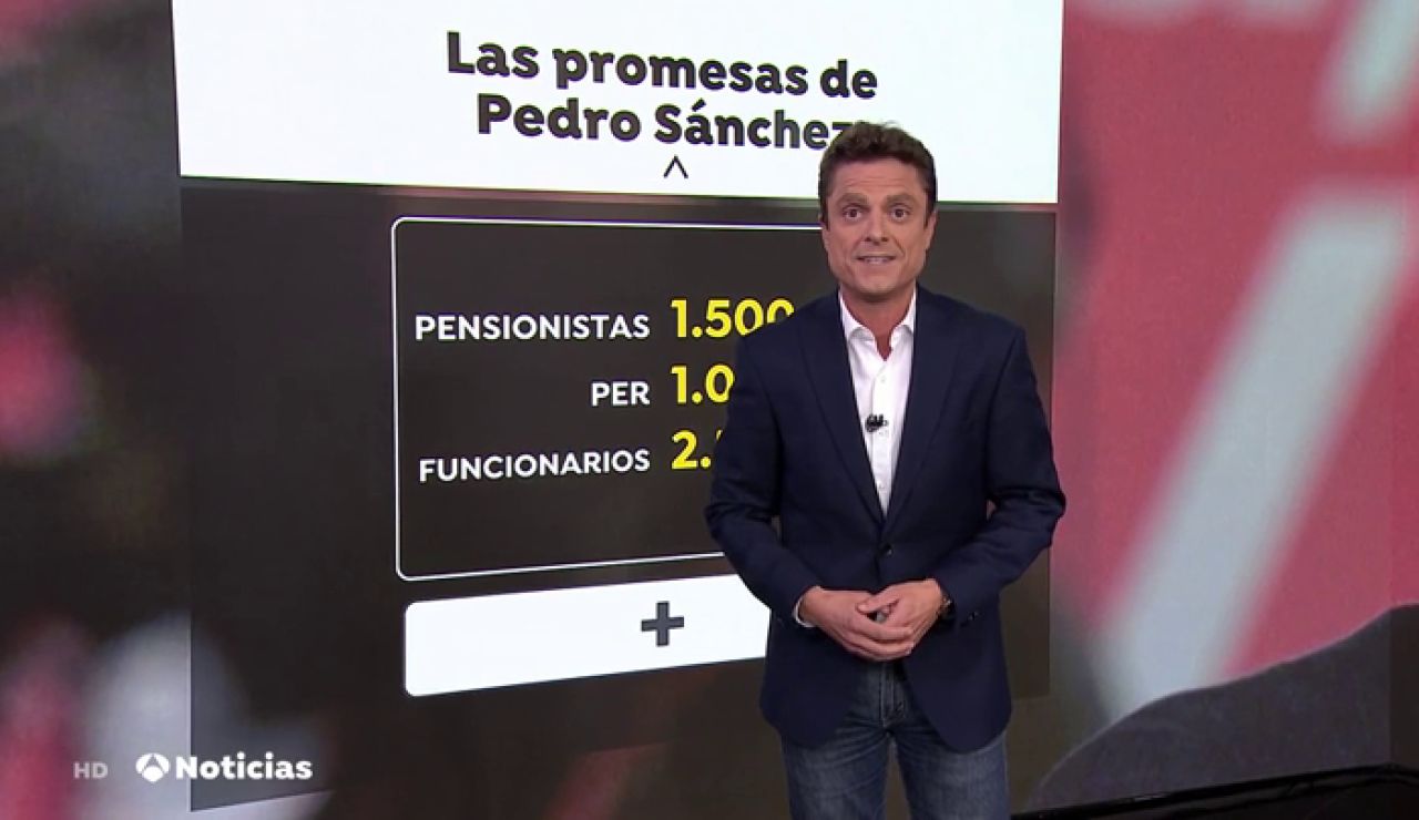 ¿Cuánto cuestan las promesas electorales de Pedro Sánchez?