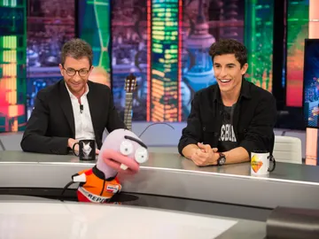 Las 'polémicas' decisiones de Marc Márquez en 'El Hormiguero 3.0' durante el juego de Trancas y Barrancas Las 'polémicas' decisiones de Marc Márquez en 'El Hormiguero 3.0' durante el juego de Trancas y Barrancas