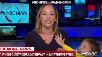 El hijo de una presentadora de la NBC se cuela en plena conexión en directo de su madre