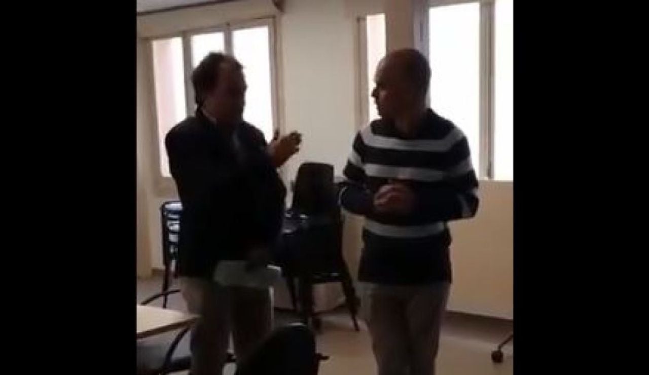 Escrache a una médico en Barcelona