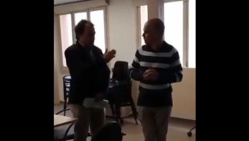 Escrache a una médico en Barcelona