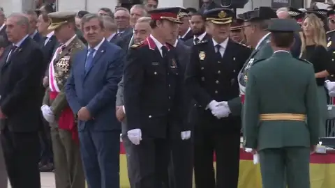 Los jefes de los Mossos abandonan el acto de la patrona de la Guardia Civil en Barcelona Los jefes de los Mossos abandonan el acto de la patrona de la Guardia Civil en Barcelona