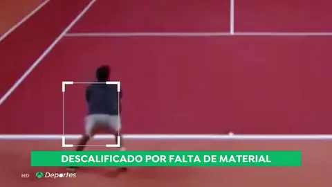 El tenista español Bernabé Zapata sufre la eliminación más absurda por tener un agujero en el pantalón El tenista español Bernabé Zapata sufre la eliminación más absurda por tener un agujero en el pantalón