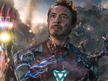 Robert Downey Jr. como Iron Man en 'Vengadores: Endgame'