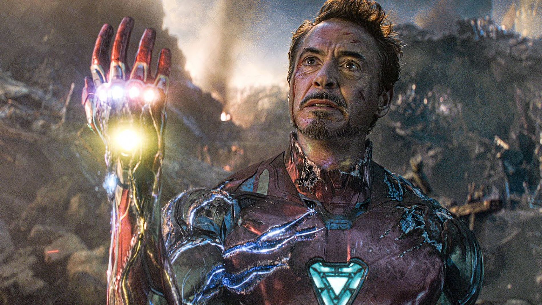 Robert Downey Jr. como Iron Man en 'Vengadores: Endgame'