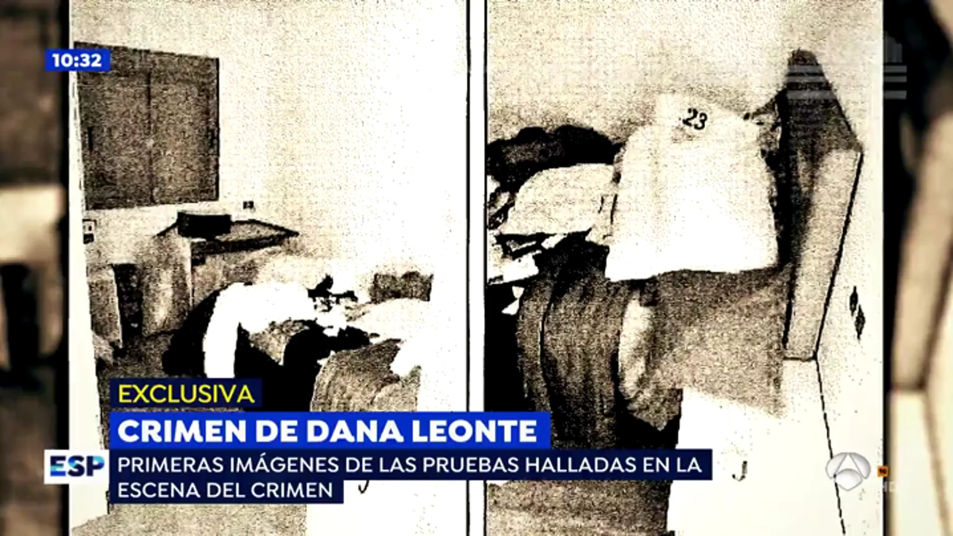 La supuesta escena del crimen de Dana Leonte.