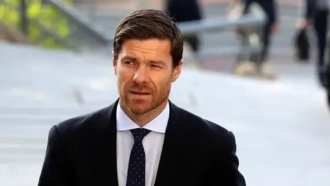 Xabi Alonso, a su llegada a la Audiencia Provincial de Madrid Xabi Alonso, a su llegada a la Audiencia Provincial de Madrid
