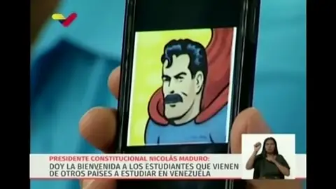 Nicolás Maduro se convierte en "Superbigotes" para burlarse del presidente de Ecuador Nicolás Maduro se convierte en "Superbigotes" para burlarse del presidente de Ecuador