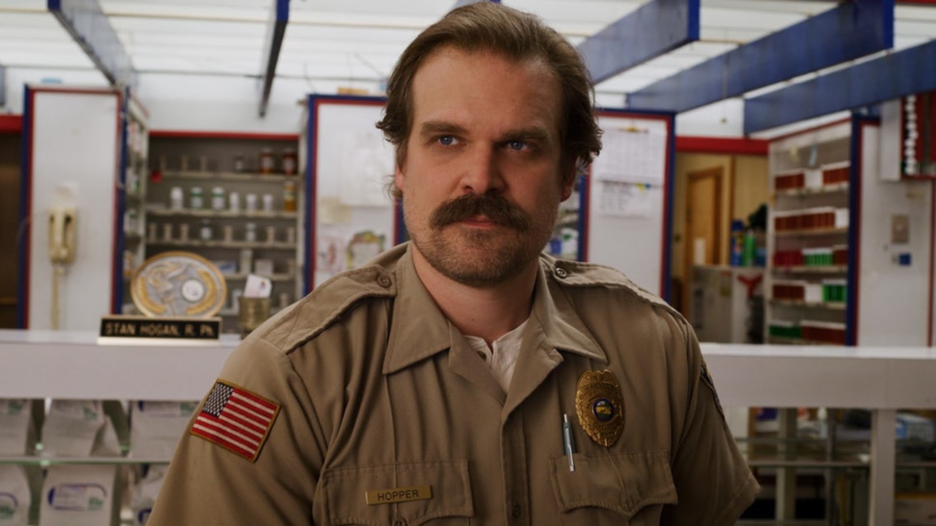 David Harbour en 'Stranger Things'