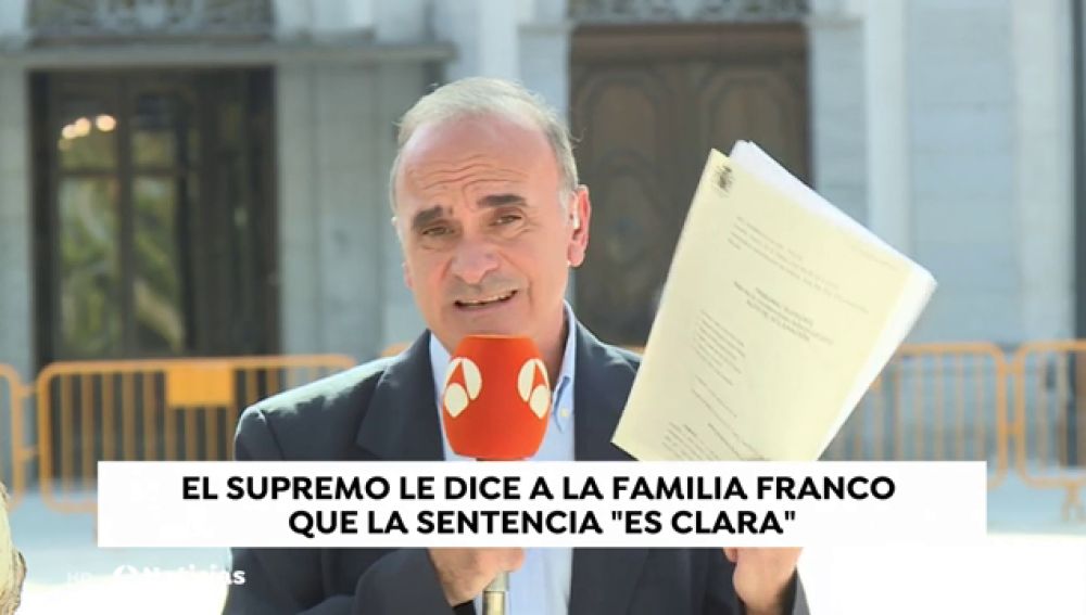 El Supremo no toma en consideración la petición de los Franco: "La sentencia es clara"
