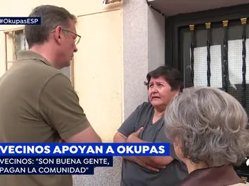 Vecinos que apoyan okupas Vecinos que apoyan okupas