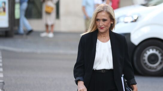 La expresidenta madrile&ntilde;a Cristina Cifuentes, a su llegada a la Audiencia Nacional.