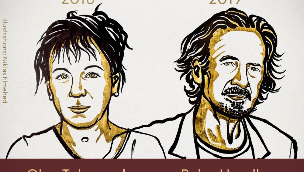 Olga Tokarczuk y Peter Handke, ganadores del Premio Nobel de Literatura 2018 y 2019