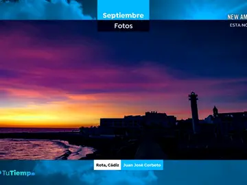 El atardecer en una playa de Rota, mejor foto del mes de septiembre El atardecer en una playa de Rota, mejor foto del mes de septiembre