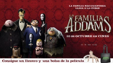 CONCURSO: Consigue un llavero y una bolsa de 'La Familia Addams'