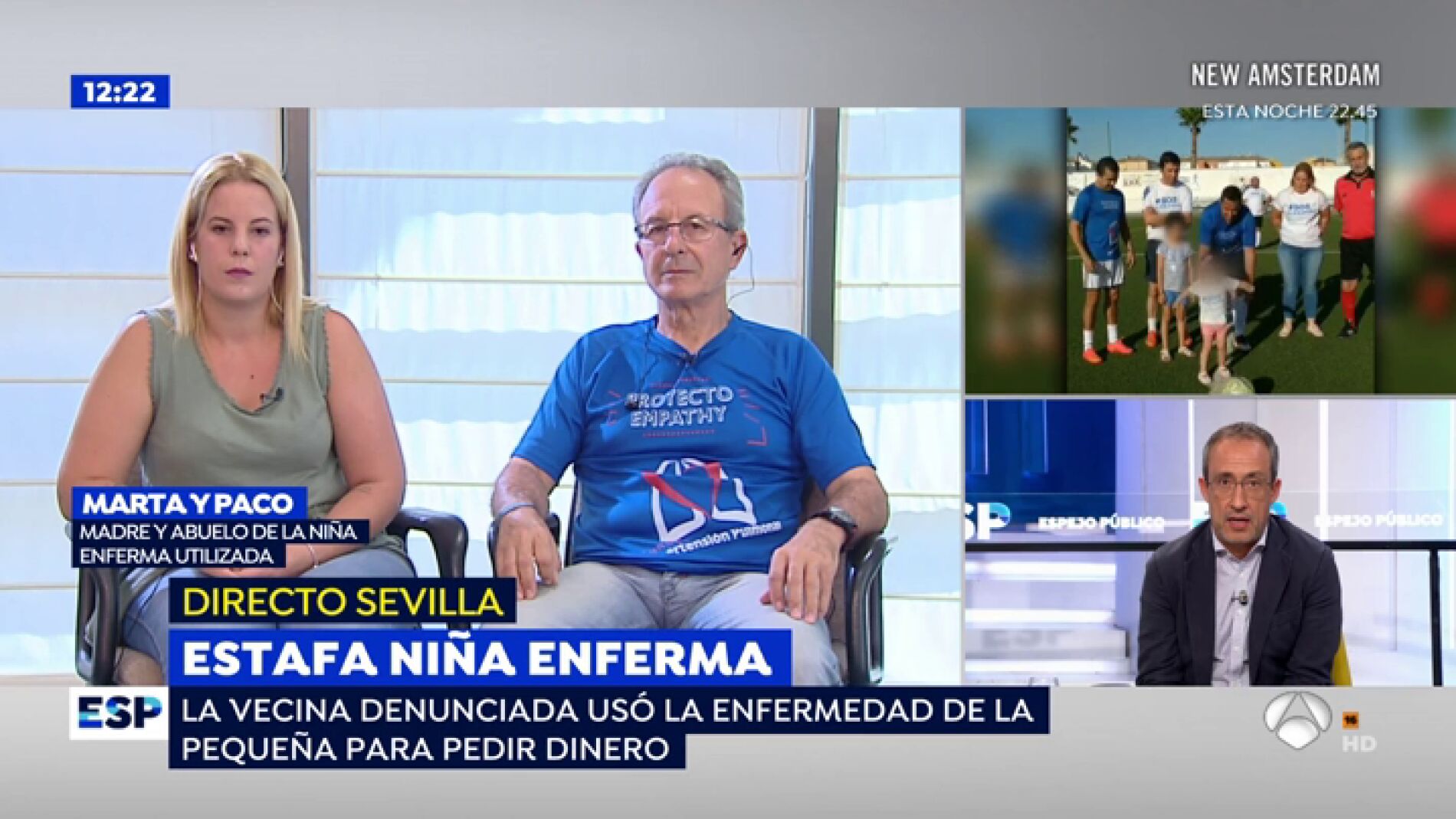 Padres de una ni&ntilde;a enferma.