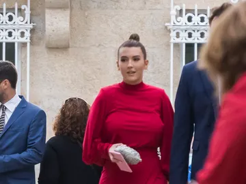 Alba Díaz durante la boda del amigo de su novio, Javier Calle Alba Díaz durante la boda del amigo de su novio, Javier Calle