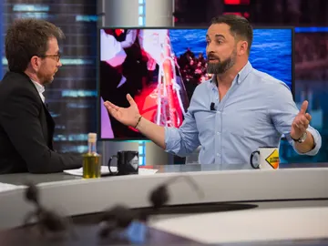 Santiago Abascal en 'El Hormiguero 3.0': "Con la excusa del cambio climático nos están restando libertad" Santiago Abascal en 'El Hormiguero 3.0': "Con la excusa del cambio climático nos están restando libertad"