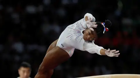 Simone Biles y el nuevo salto que prepara para los JJOO de Tokio: "Es muy peligroso, se puede dañar los tobillos" Simone Biles y el nuevo salto que prepara para los JJOO de Tokio: "Es muy peligroso, se puede dañar los tobillos"