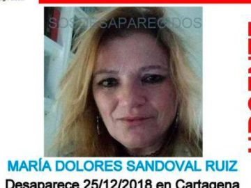 Mujer desaparecida en Cartagena