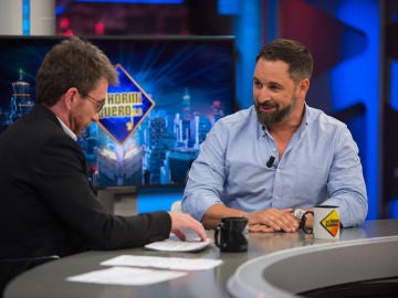 Santiago Abascal en 'El Hormiguero 3.0': "No tengo la sensación de dar miedo"