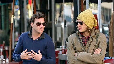 Joaquin Phoenix y Heath Ledger