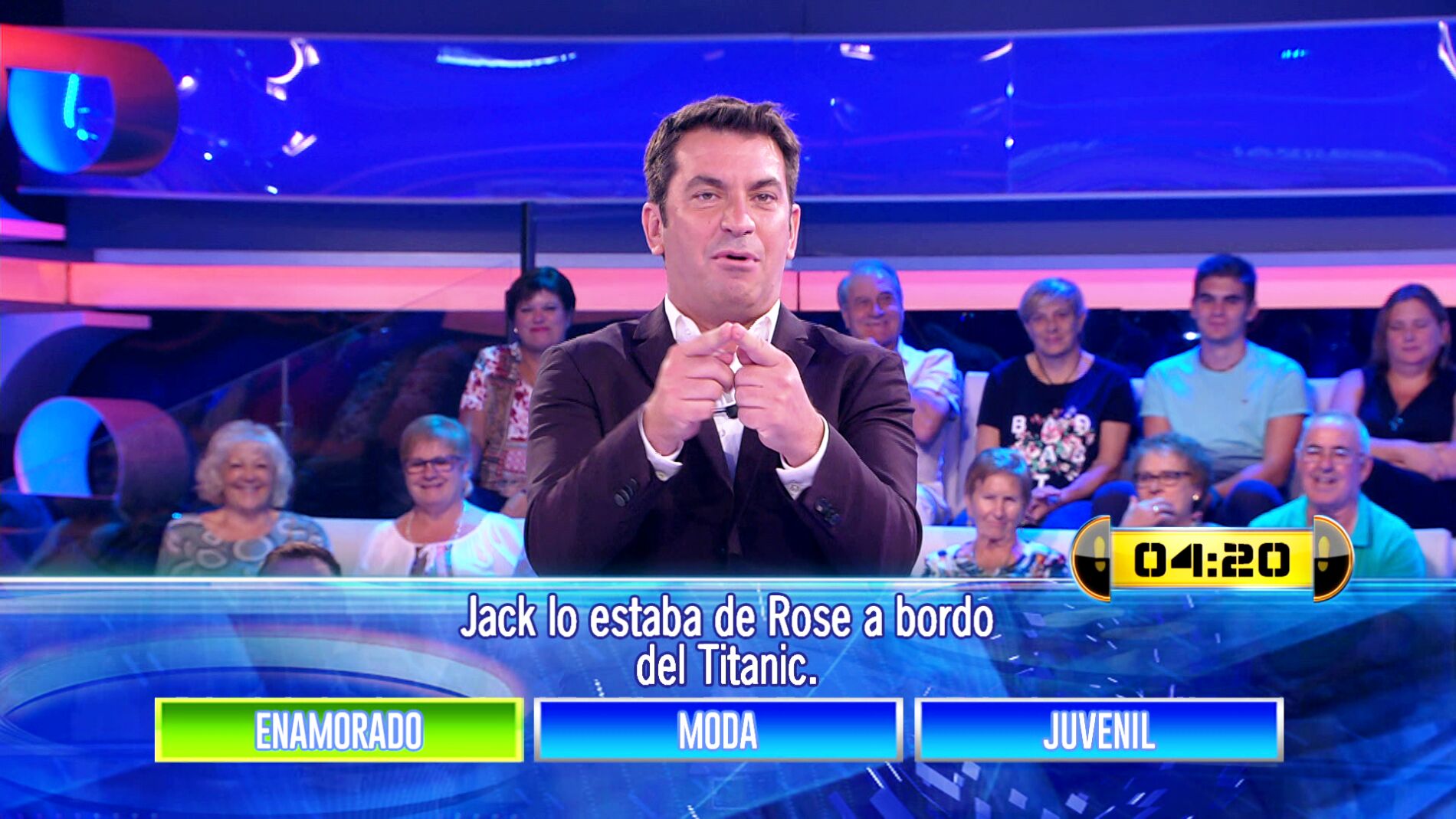 La queja de Arturo Valls en '¡Ahora caigo!' a 'Titanic' por la muerte del personaje de Leonardo DiCaprio