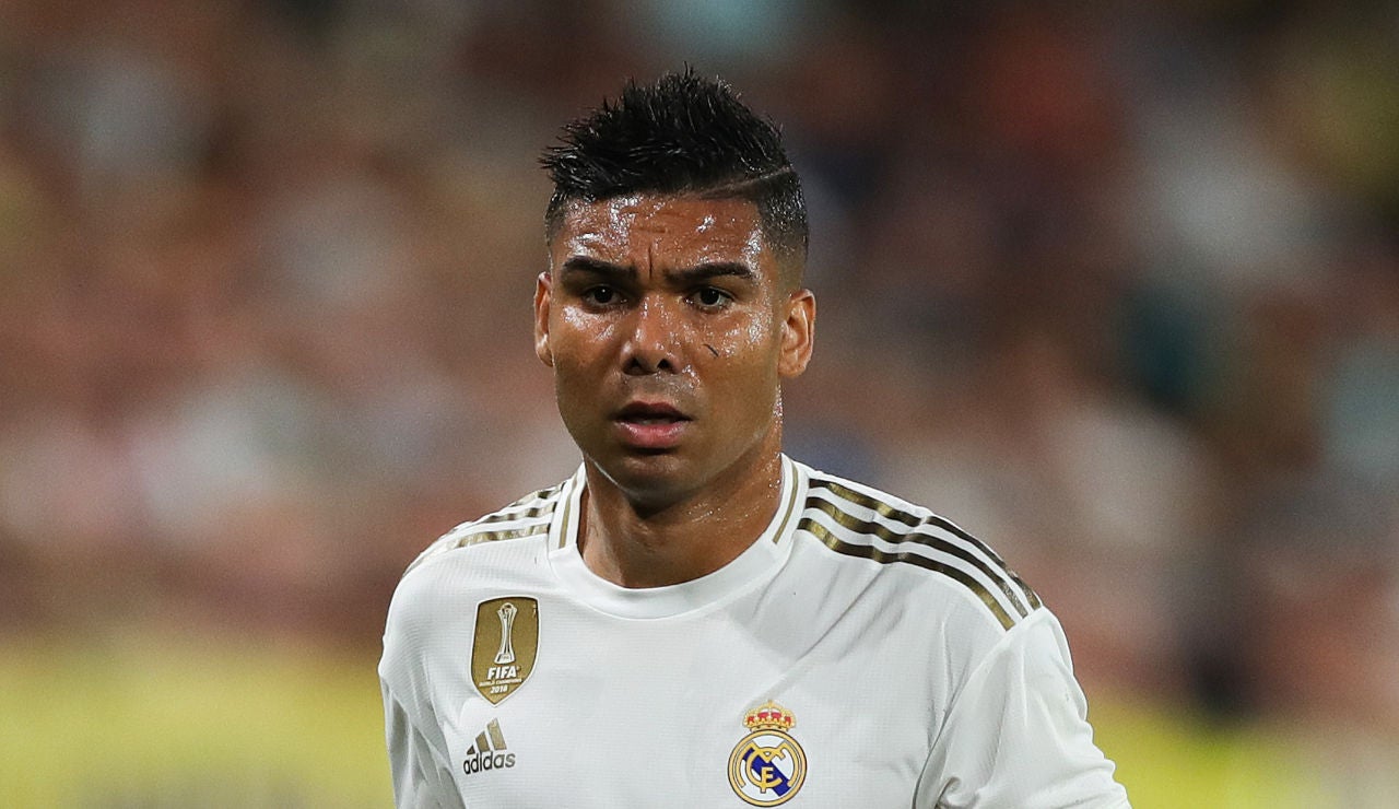Carlos Casemiro, durante un partido con el Real Madrid Carlos Casemiro, durante un partido con el Real Madrid