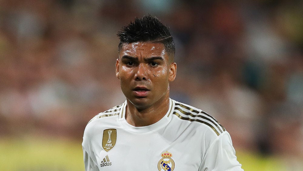 Carlos Casemiro, durante un partido con el Real Madrid
