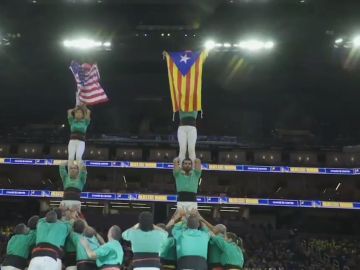 Momento en el que se muestra la estelada